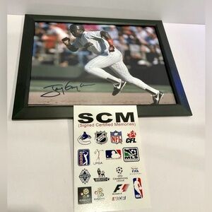 Tony Gwynn Signed 8x10 Photo Framed Auto San Diego Padres MLB w/ SCM COA